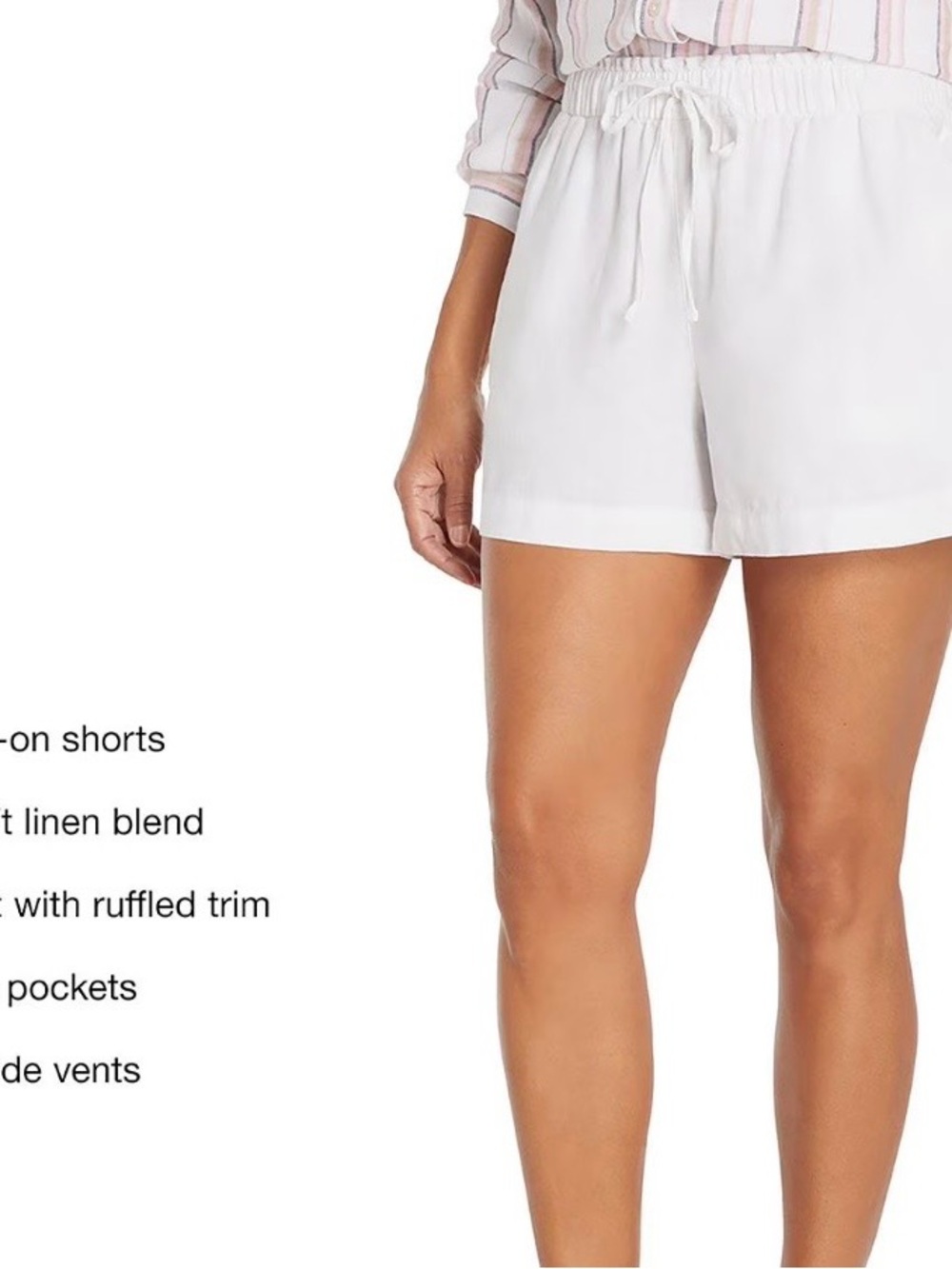 Gap White Drawstring Women’s Shorts